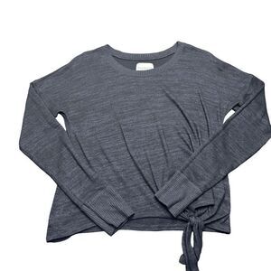 Abercrombie and Fitch Soft Cozy Long Sleeve Lightweight Sweater Womens S Black